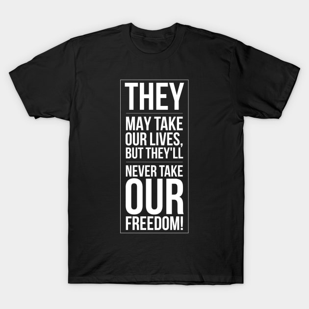 Freedom Lovers T-Shirt by Abeer Ahmad